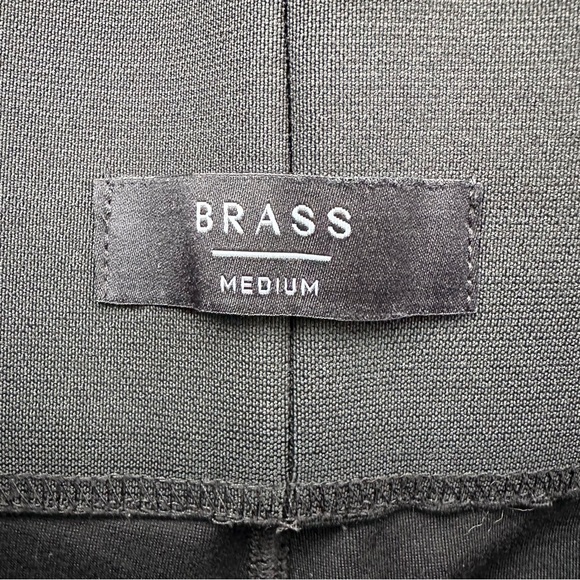 Brass Black Ponte Knit Pants - Picture 6 of 9